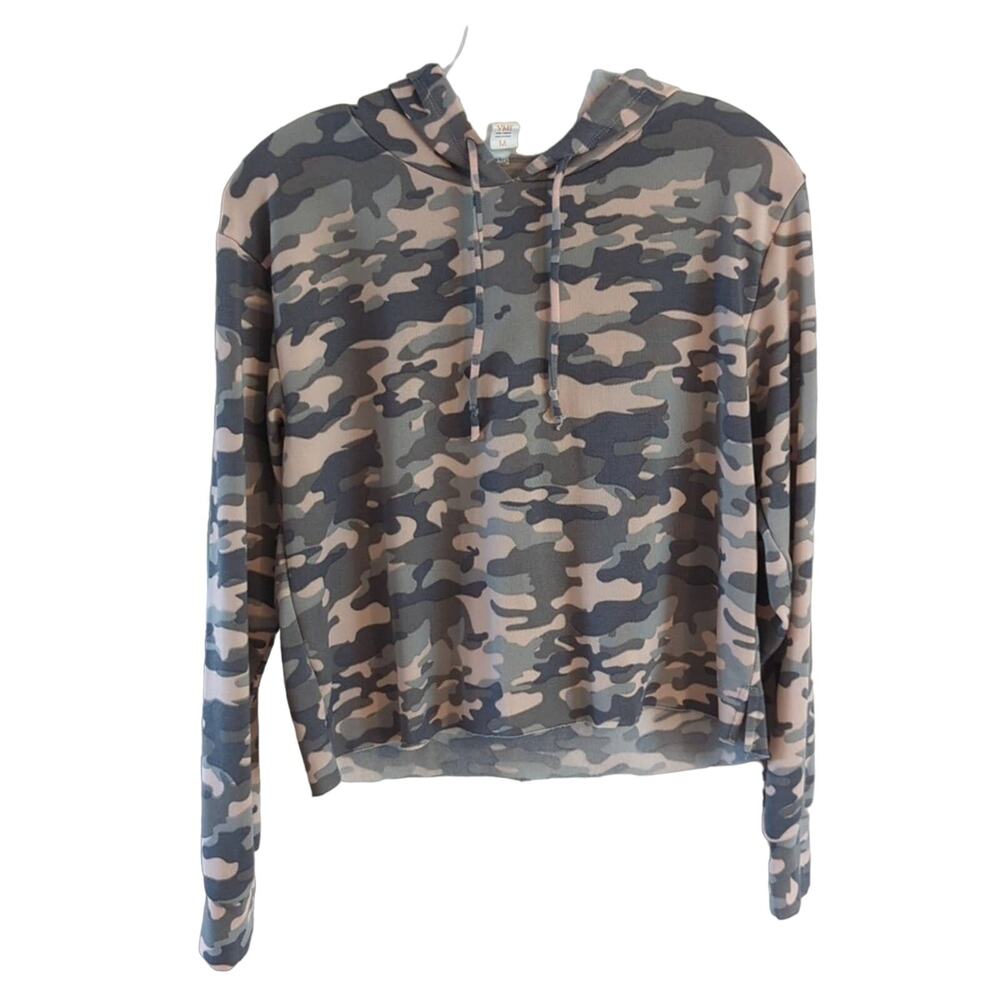 EUC YMI Camo Hoodie, M